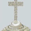 Крест на митру № 3 серебро