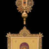 Крест-икона № 12 а запрестольная выпил гравировка живопись золоч